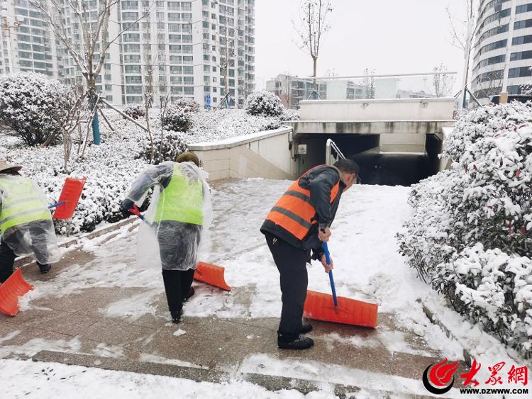 园林环卫齐心协力保障市民出行安安博体育app下载全——临沂市开展大规模清雪行动(图3)